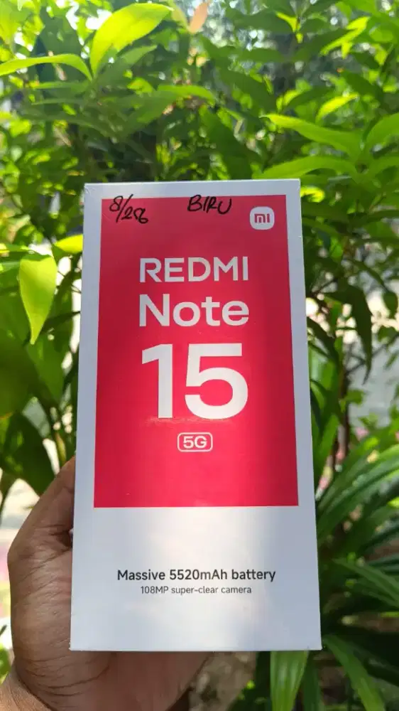 Redmi Note 15 5G 8/256 Baru Segel Dus Garansi resmi