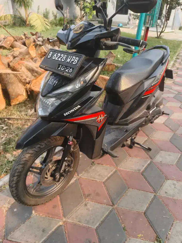 Jual santai beat FI 2016 hitam