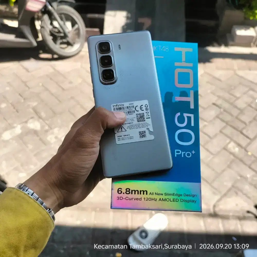 Infinix hot 50pro plus 8/256 fullset