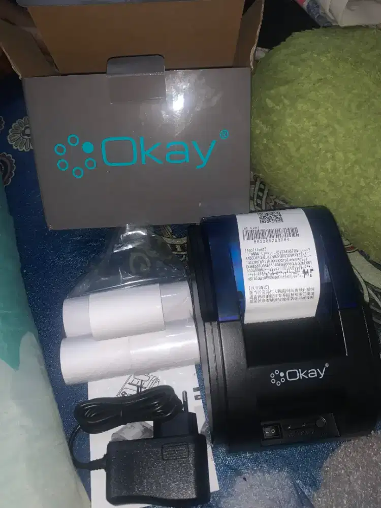 Printer Bluetooth Thermal Mini + Kertas Thermal