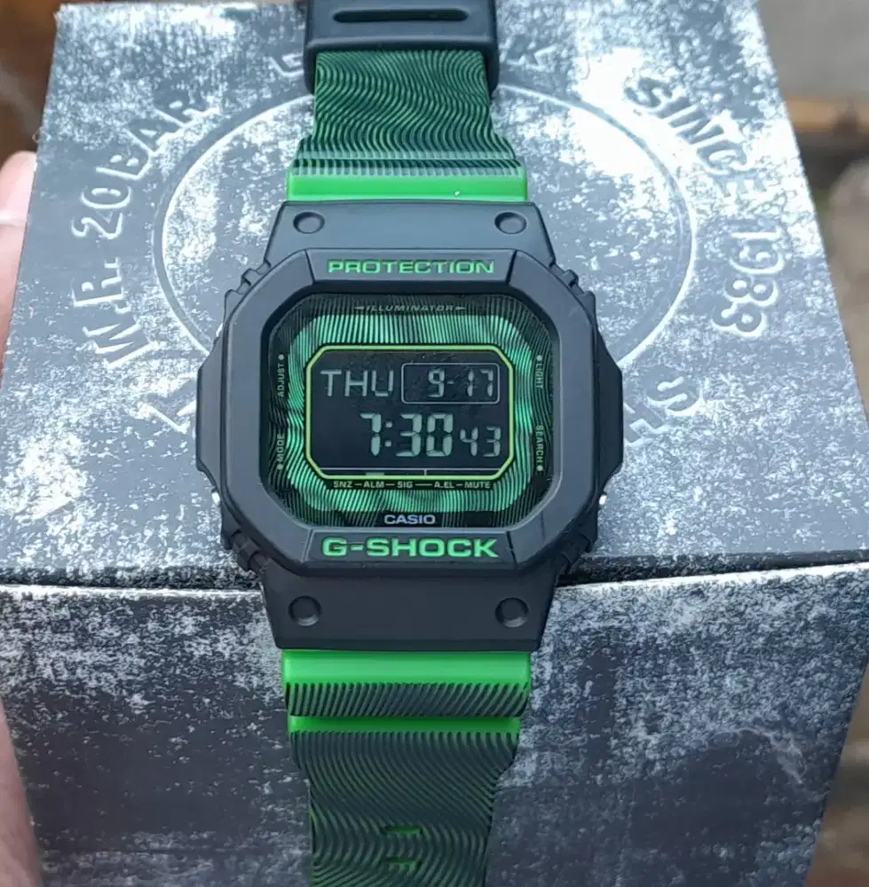 Casio G-Shock DW-D5600TD-3DR Time Distortion Series