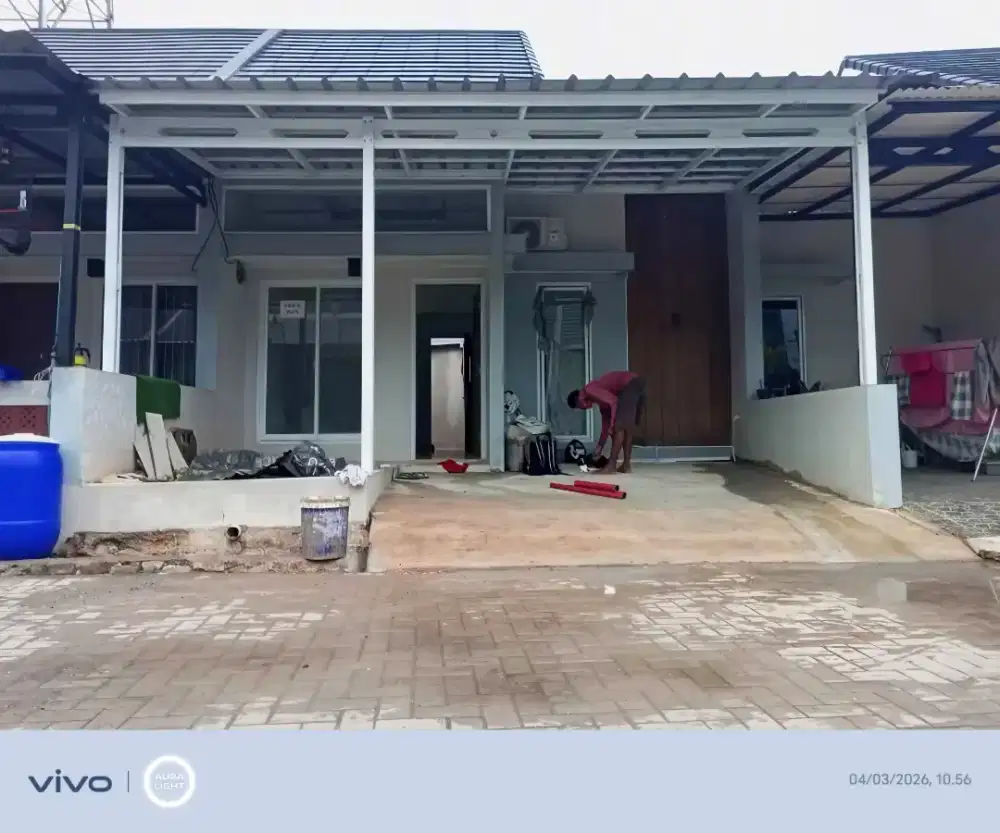 Pasang kanopi baja ringan