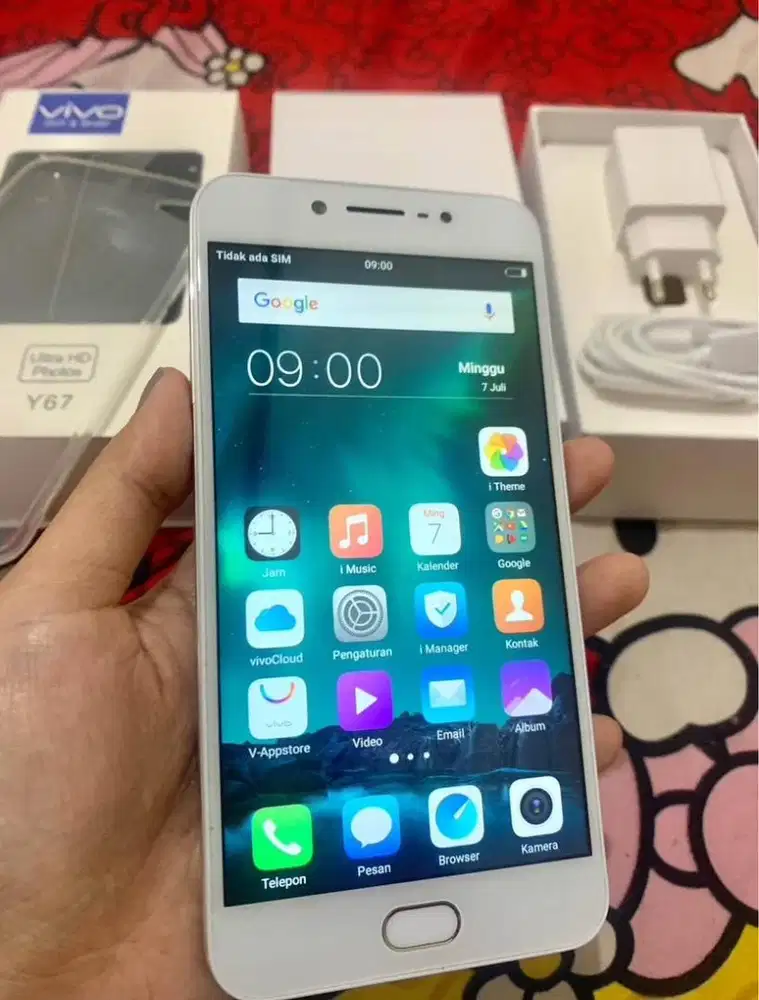 HP VIVO Y67 BARU BERSEGEL RAM BESAR 6/128 FULLSET 600NETT