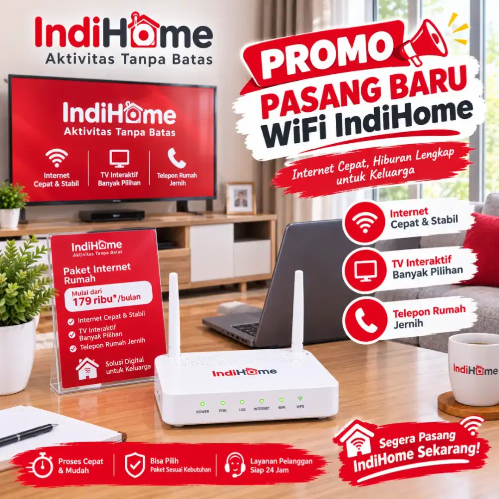 Info dan pendaftaran Wifi Indihome