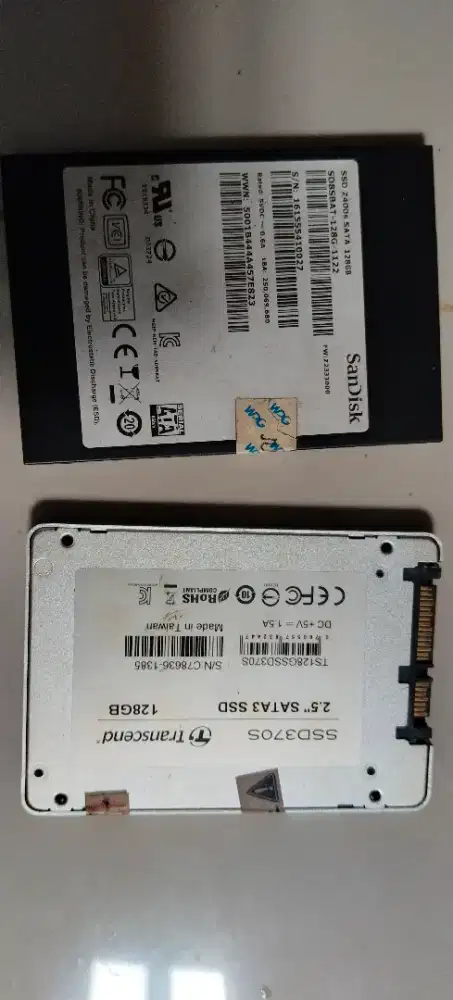 Ssd sata sandisk dan transcend 128GB original