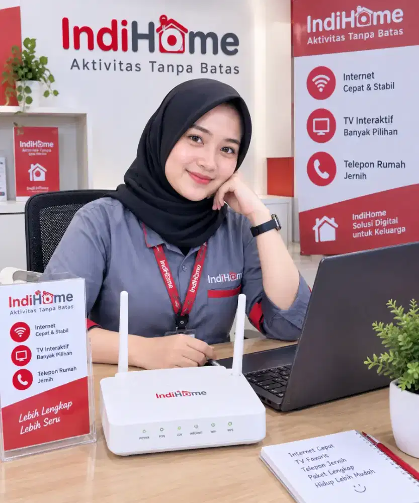 Disini melayani pasang baru Wifi Indihome