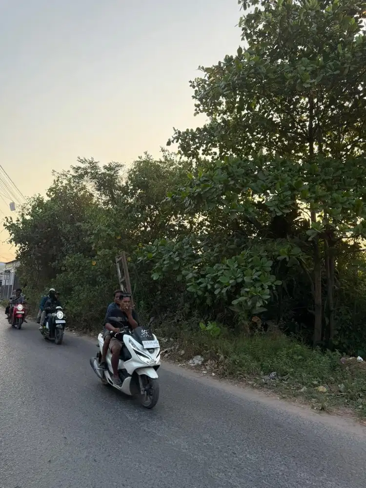 dijual tanah di pinggir jalan lingkar basirih
