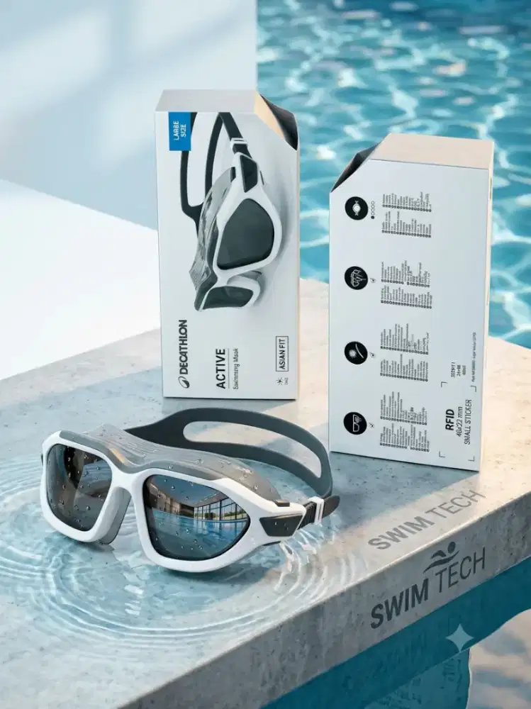 Kacamata Renang Decathlon Active Swim