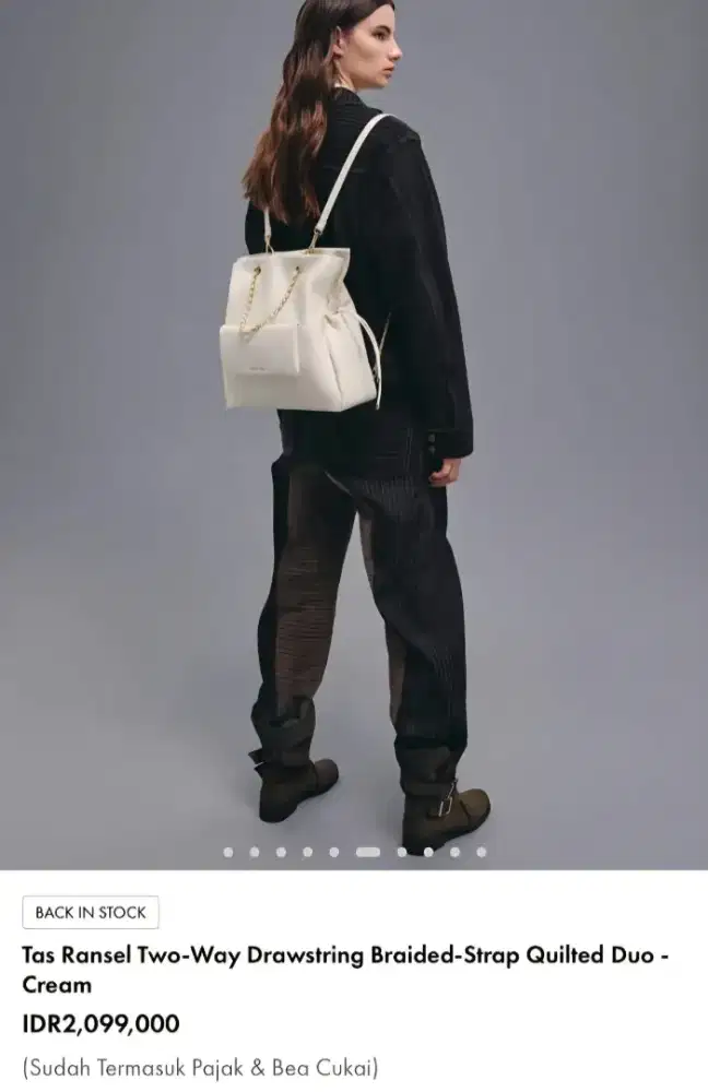 Tas Ransel - Charles & Keith ORIGINAL