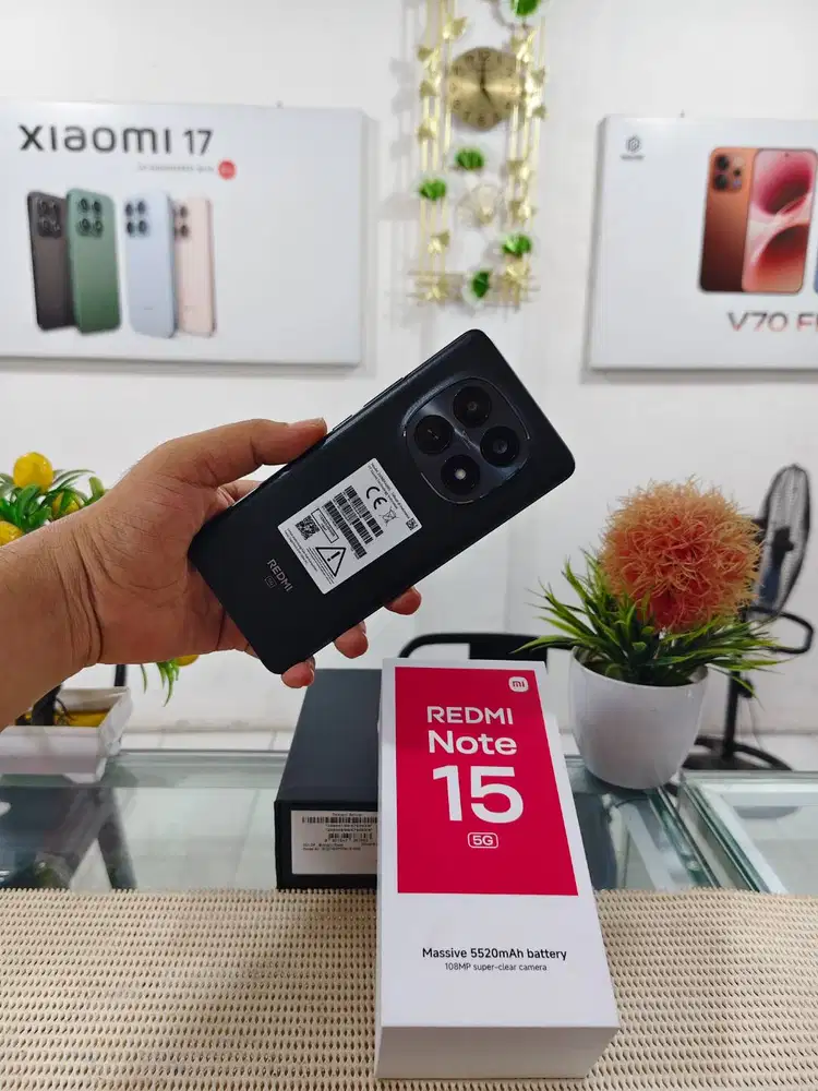 Redmi Note 15 5G Ram 8+8Gb/ 256Gb Fulset Mulus Original 100% Brgaransi