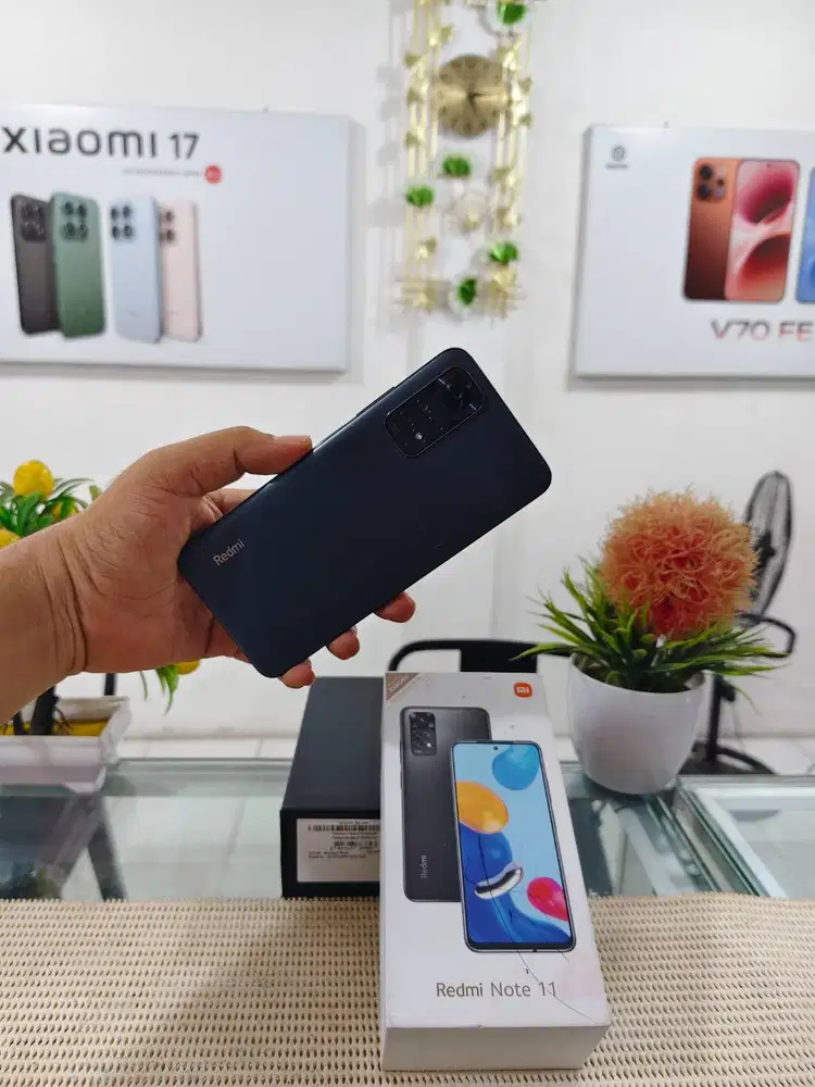 Redmi Note 11 Ram 4+4Gb/ 128Gb Fullset Mulus Original 100% Bergaransi