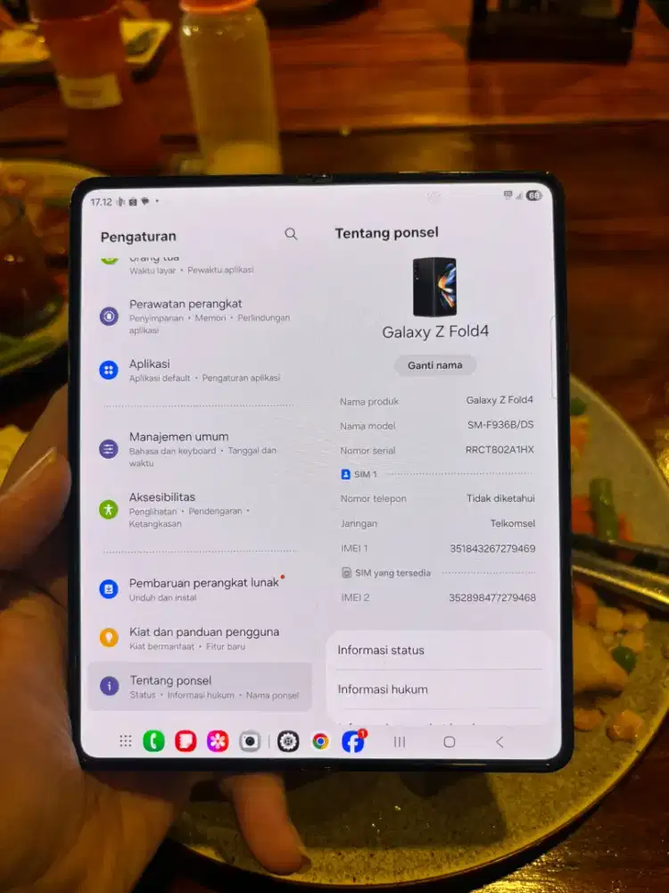 Samsung Z Fold 4 12/256 Resmi sein