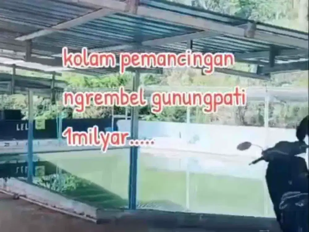 Dijual kolam pemancingan di ngembel  gunungpati harga murah