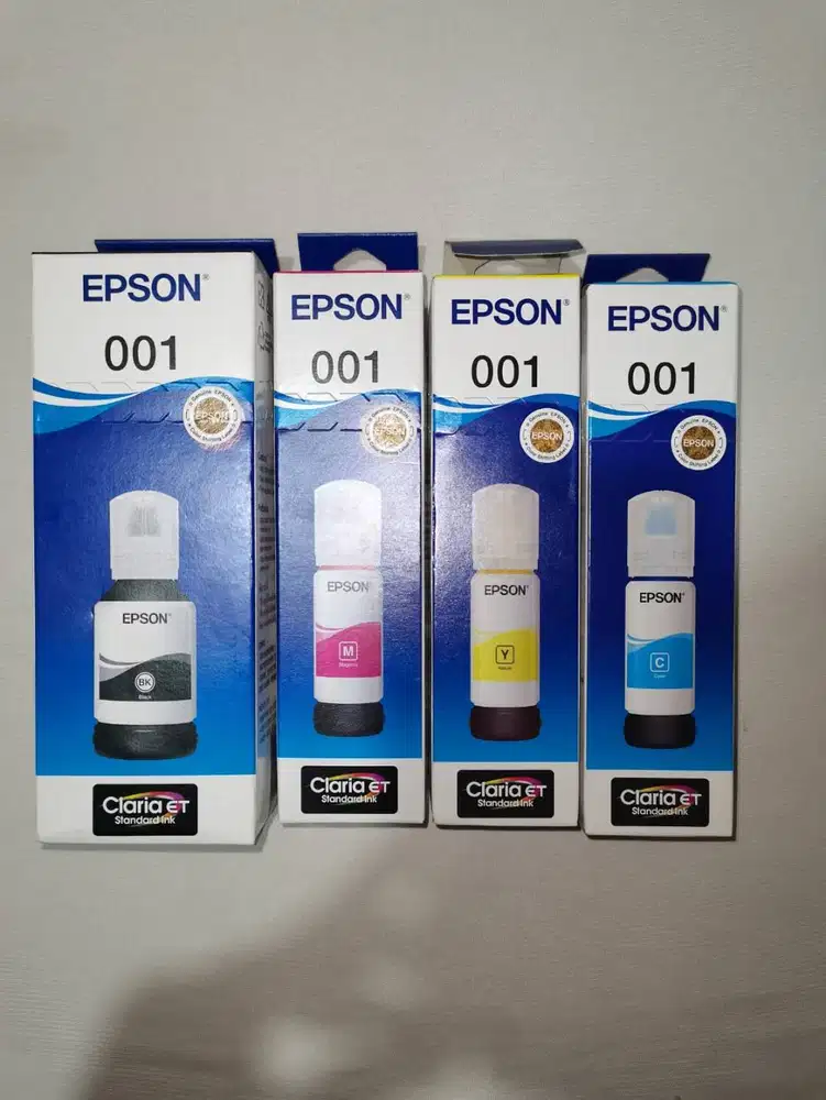 TINTA EPSON 001 ORIGINAL 1 SET Jual Cepat