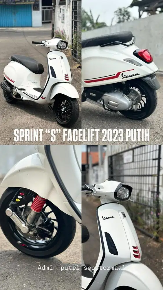 PIAGGIO VESPA SPRINT S 2023 PUTIH