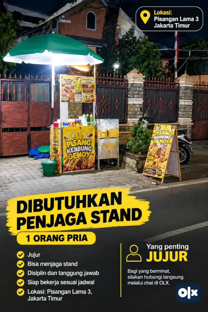 Loker Penjual pisang kembung