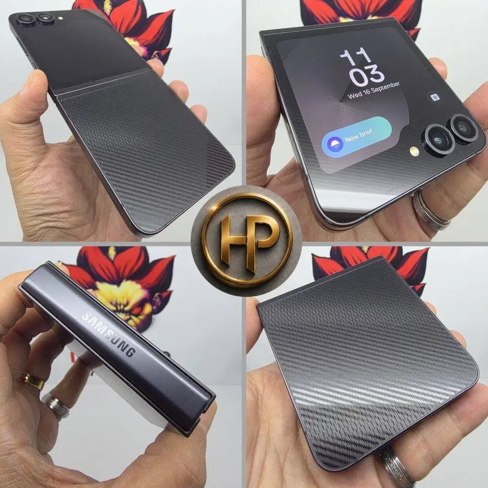 COD : Samsung Z Flip 6 Exclusive Black Crafted 12/256 SEIN NoMinus