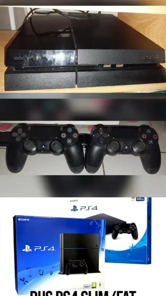 Jual PS4 FAT  (1 TB)