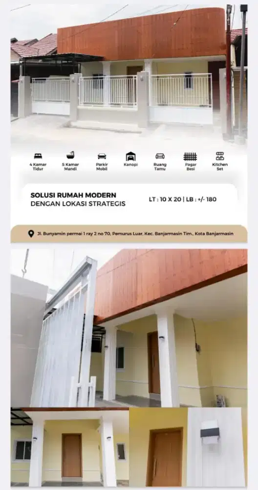 Rumah Startegis di pusat kota, tenang dan Damai