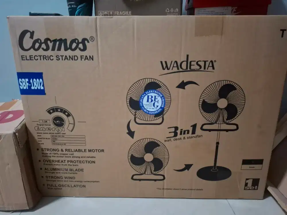 DIJUAL KIPAS ANGIN COSMOS SBF 1802