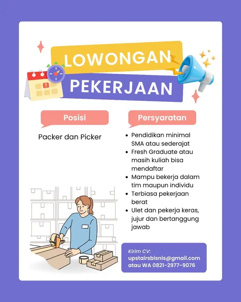 Lowongan Packer dan Picker