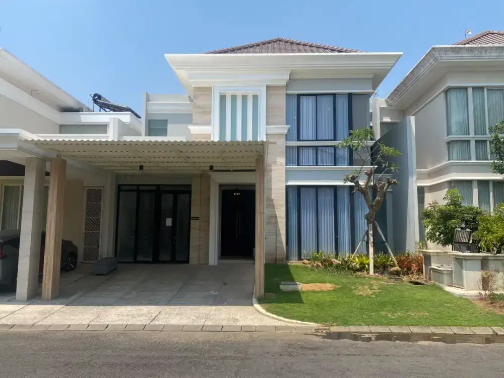 Rumah Dijual Pakuwon Indah La Riz Wood  Modern Minimalist 2 Lantai