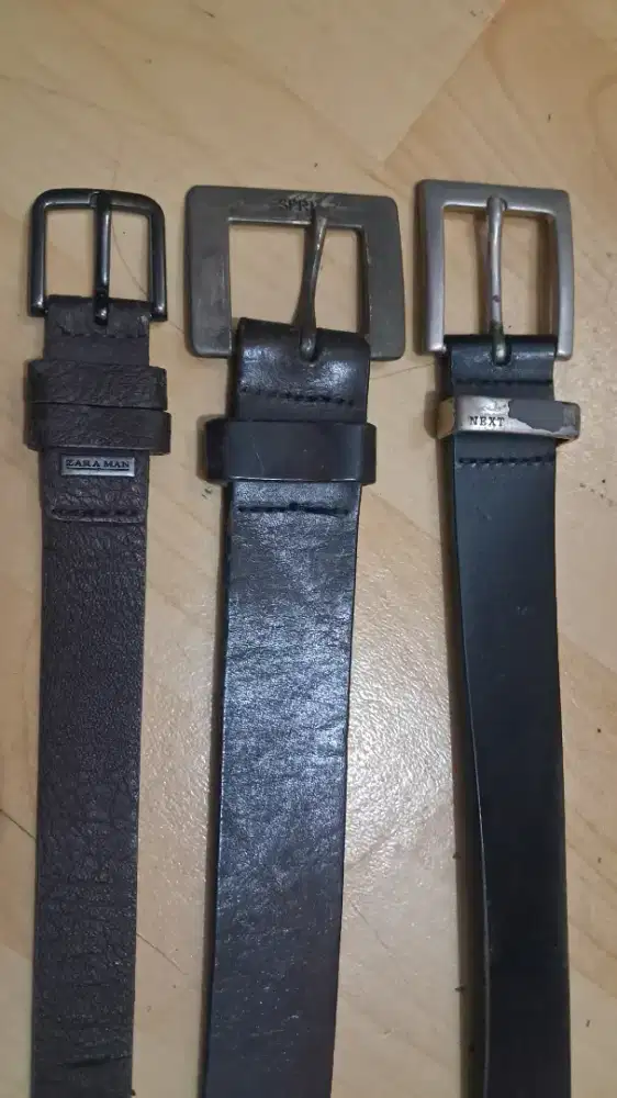 Sabuk ZARA MAN, NEXT, ESPRIT (total 3 sabuk)