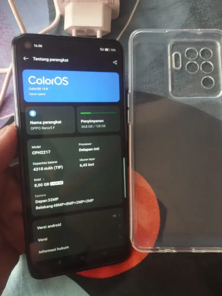 Hp oppo reno 5 F 8/128