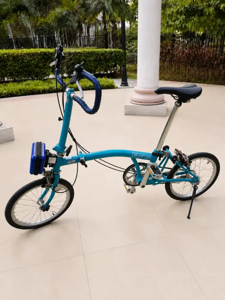 BROMPTON B75 Turquoise – Terawat & Siap Gowes