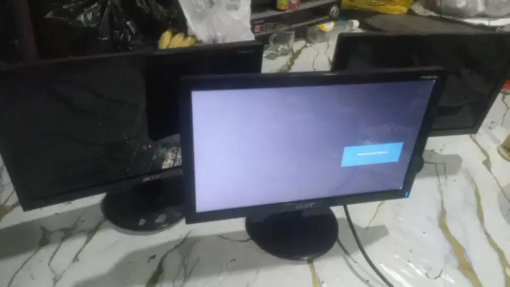 LED 16 inch lengkap kabel siap pakai