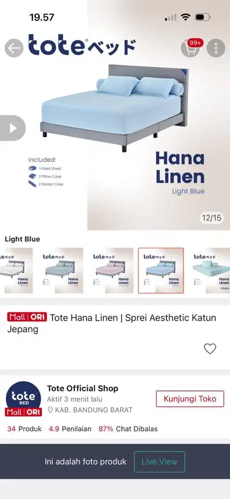 SPREI KATUN JEPANG
