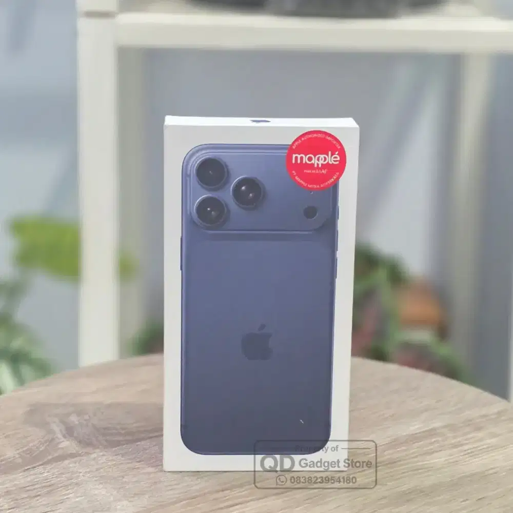 New iPhone 17 Pro Max 256GB Blue Baru Garansi RESMI DIgimap iBox Murah