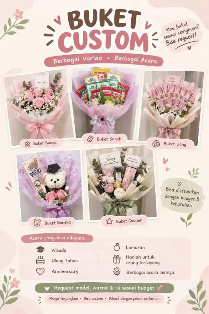 BUKET CUSTOM - BISA REQUEST