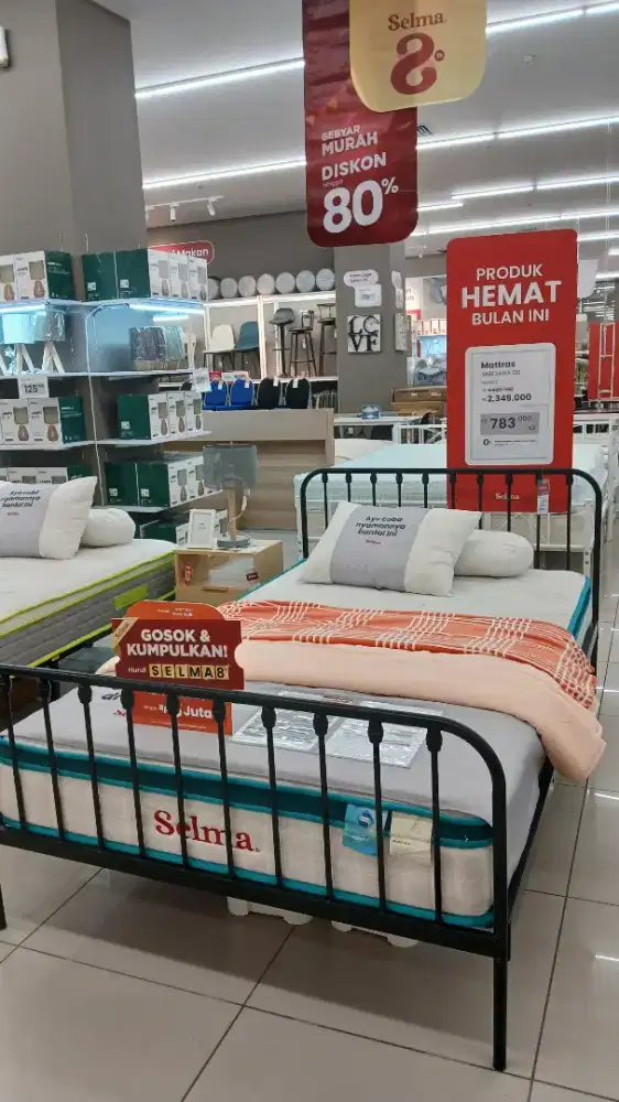 Mattras sare latex cicilan pakai home kredit bunga 0%
