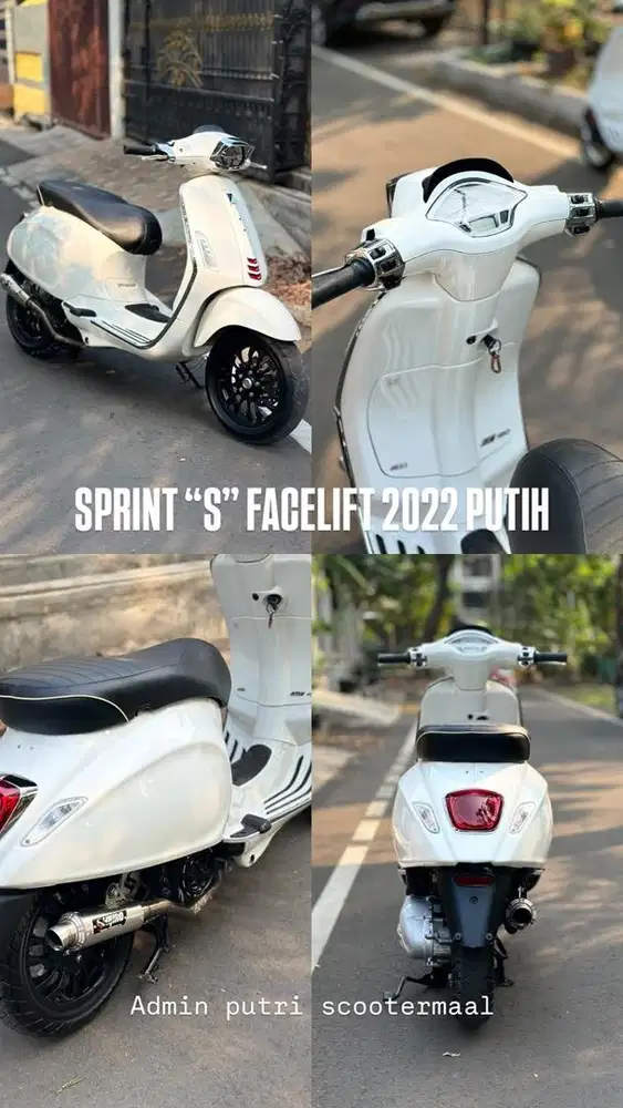 PIAGGIO VESPA SPRINT S 2022 PUTIH