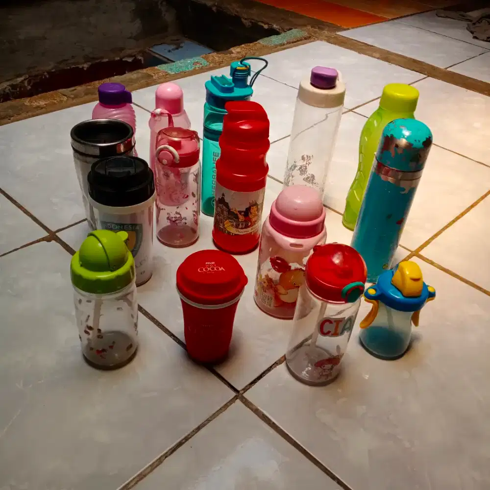 Preloved 15 Botol minum branded murah harga borongan