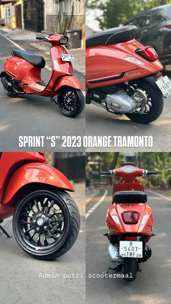 PIAGGIO VESPA SPRINT S 2023 ORANGE