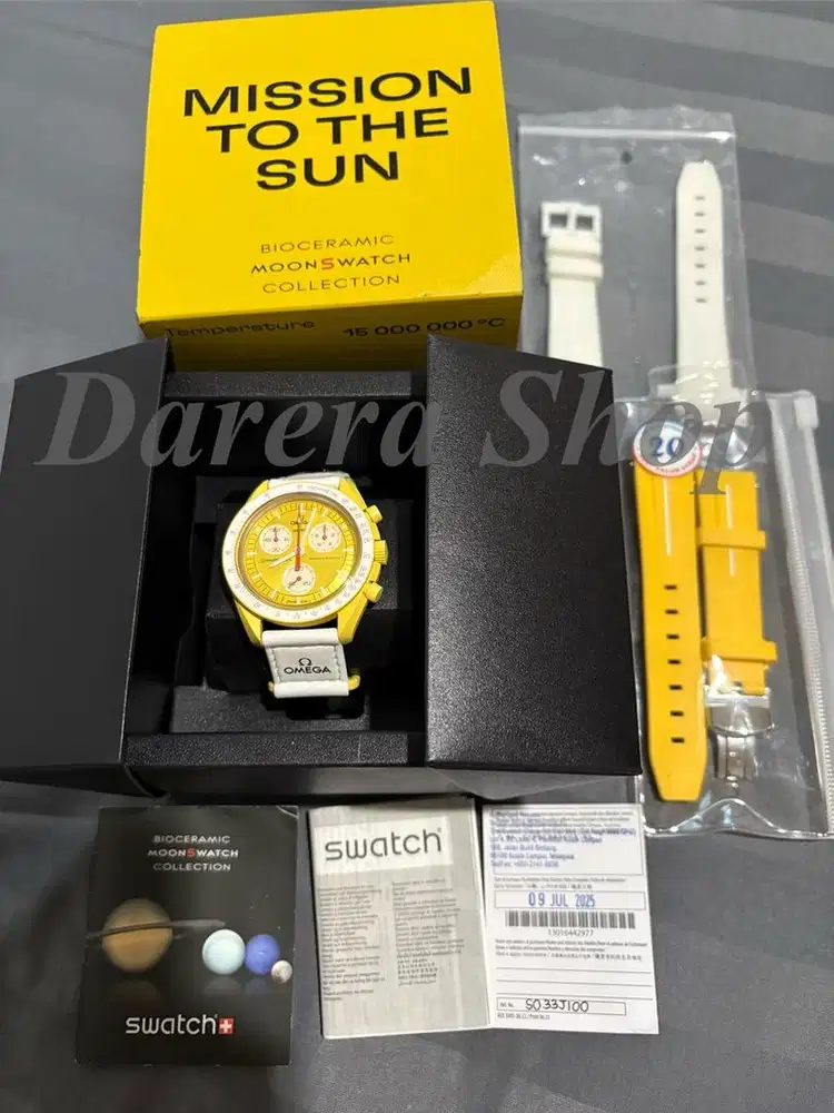 Swatch x Omega Mission To The Sun like new