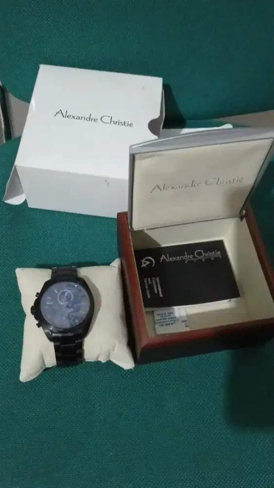 Jual jam tangan cowok merk Alexandre Christie