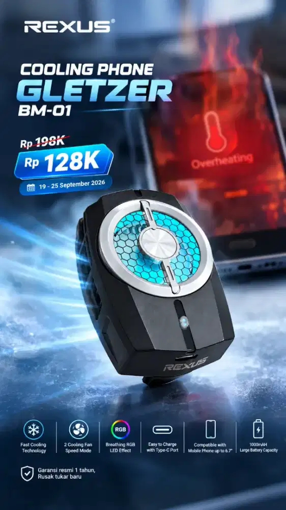 COOLER HP REXUS GLETZER BM-01
