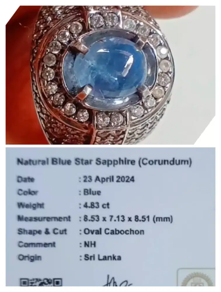 NH 4,8crt Ceylo Blue Saphire