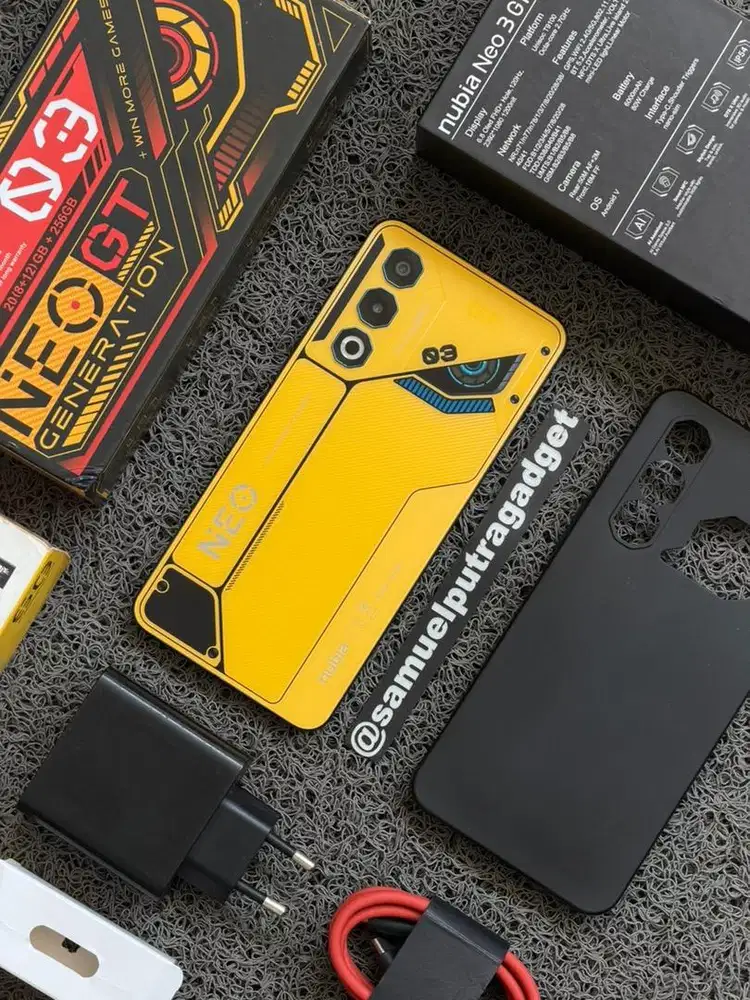 Nubia Neo 3 GT 5G Yellow 256gb Fullset Resmi
