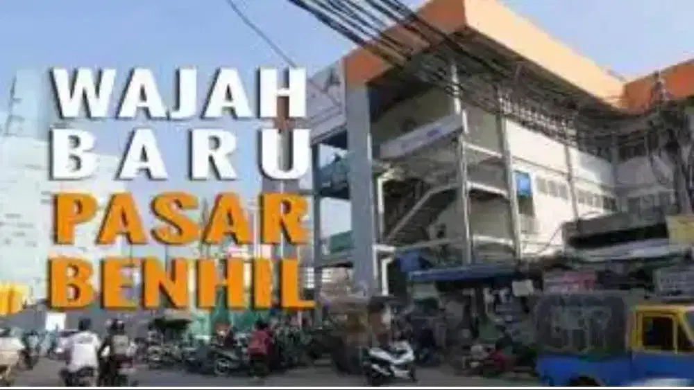 Sewa 2 Kios Gandeng Pasar Benhil - Buka Langsung Cuan, harga Murah Bgt