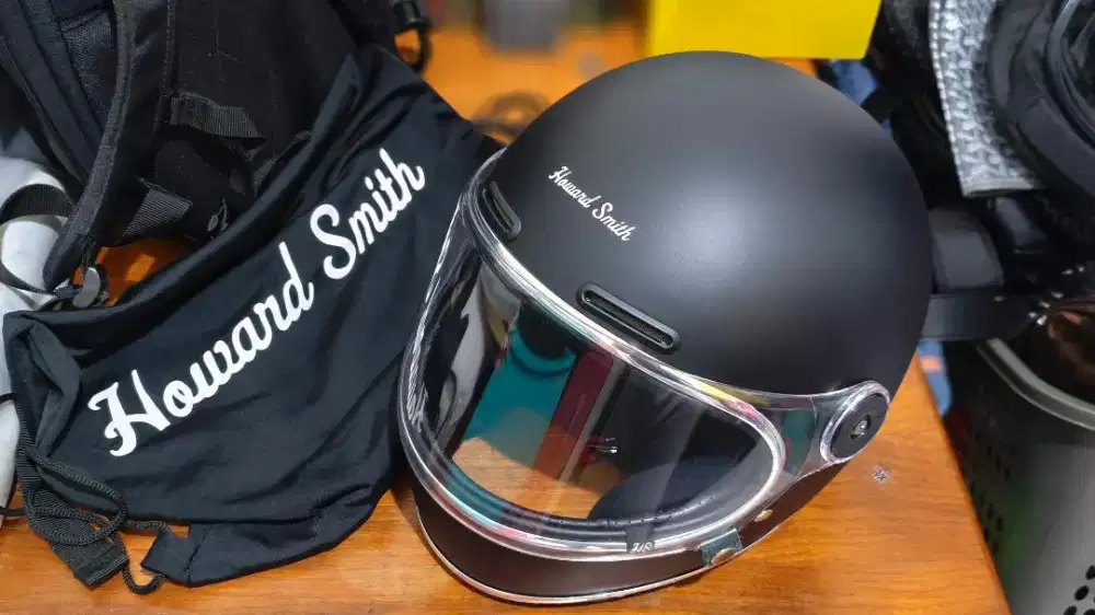 Helm Fullface Howard Smith tracker retro XXL