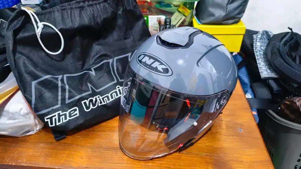 Helm half face INK Terra 2 XXL super mulus
