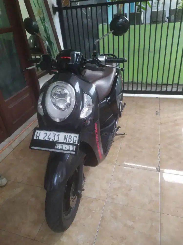Honda New Scoopy Sporty Tahun 2021 Plat W Sidoarjo Plat Baru 2031