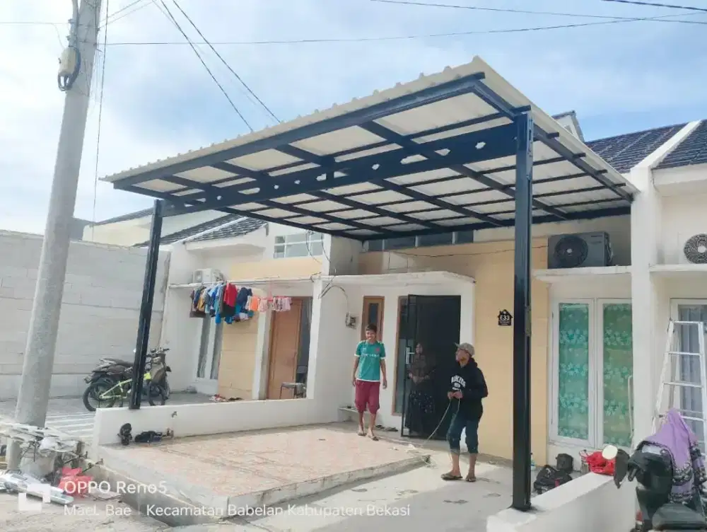 menerima pemasangan kanopi dan rangka baja ringan
