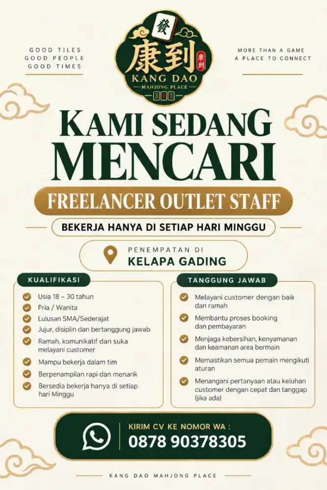 Loker Staff Outlet Mahjong ( Freelance )