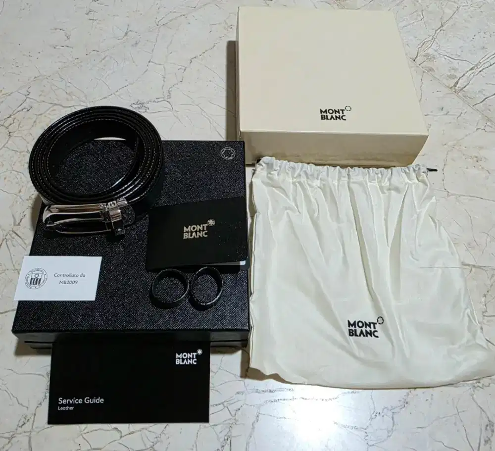 Ikat pinggang pria original Mont Blanc 114412