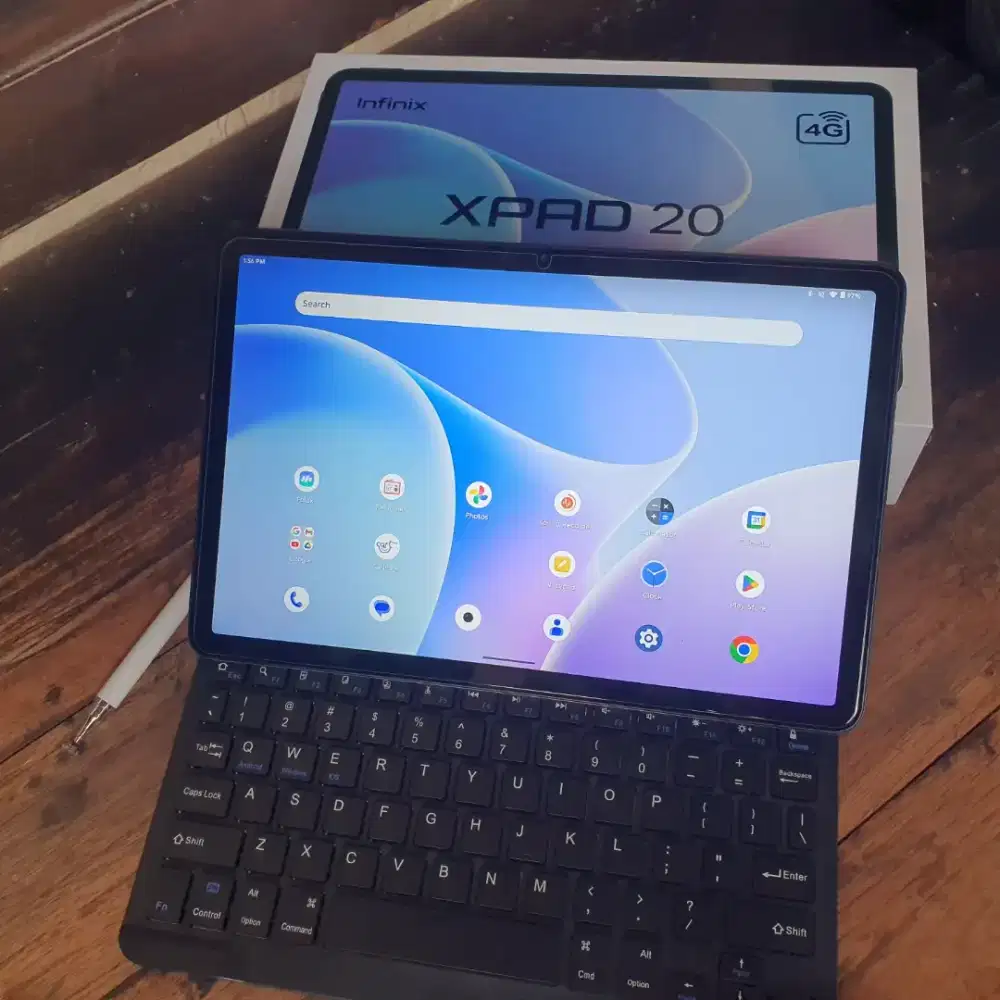 Infinix Xpad 20 Red Merah Like New + Keyboard-Stylus RAM 16/256 GB